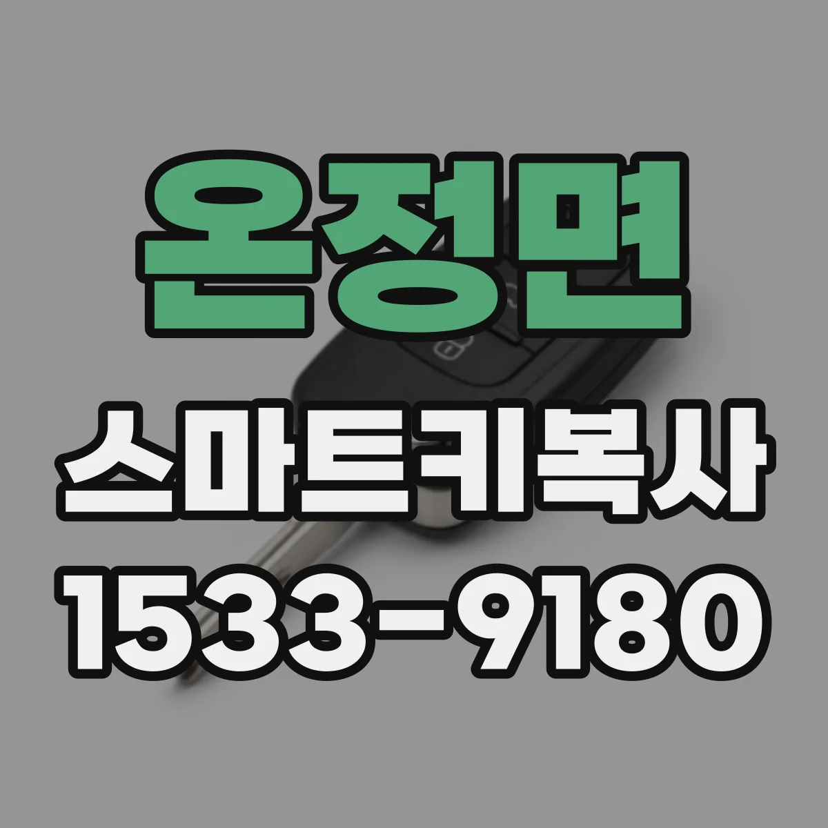 온정면 스마트키복사