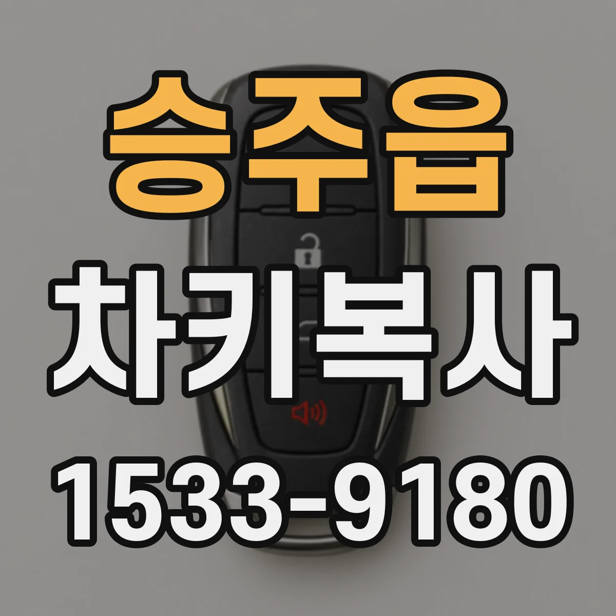 승주읍 차키복사