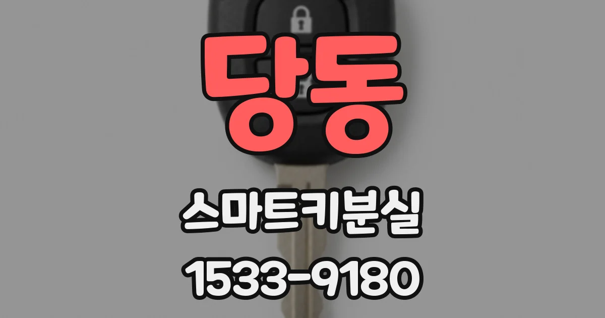 당동 스마트키분실