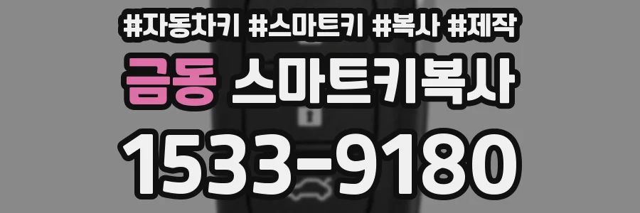 금동 스마트키복사