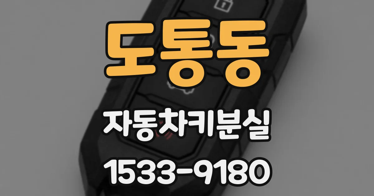 도통동 자동차키분실