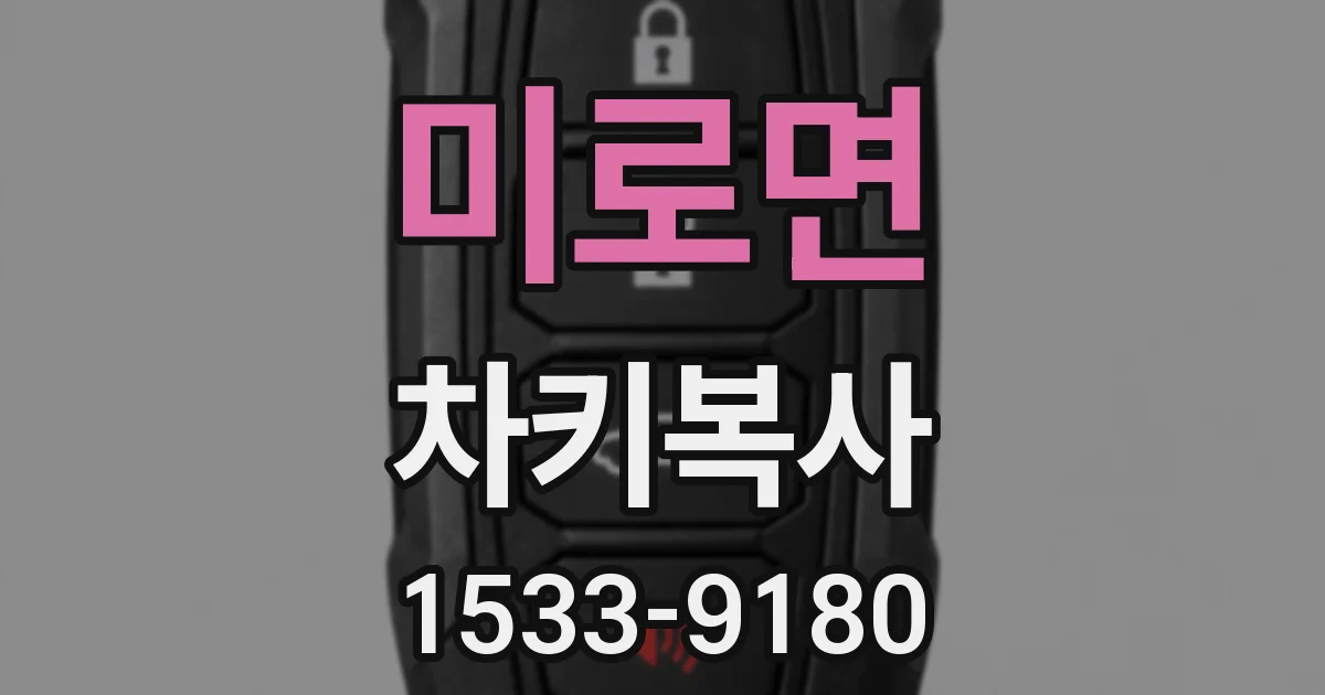 미로면 차키복사