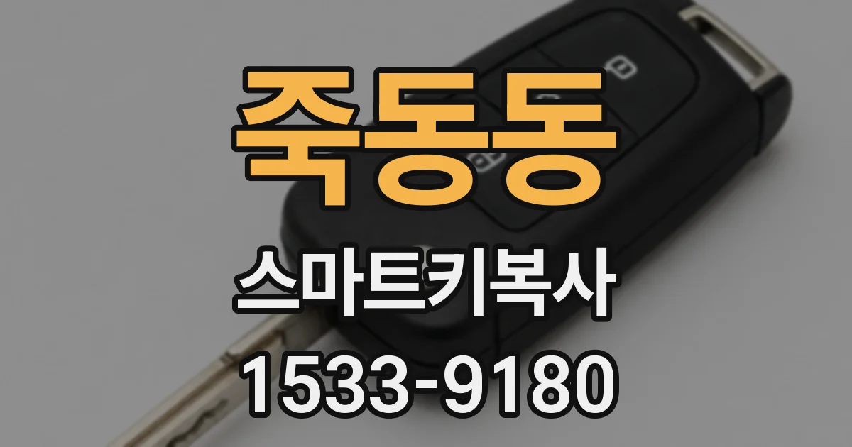 죽동동 스마트키복사