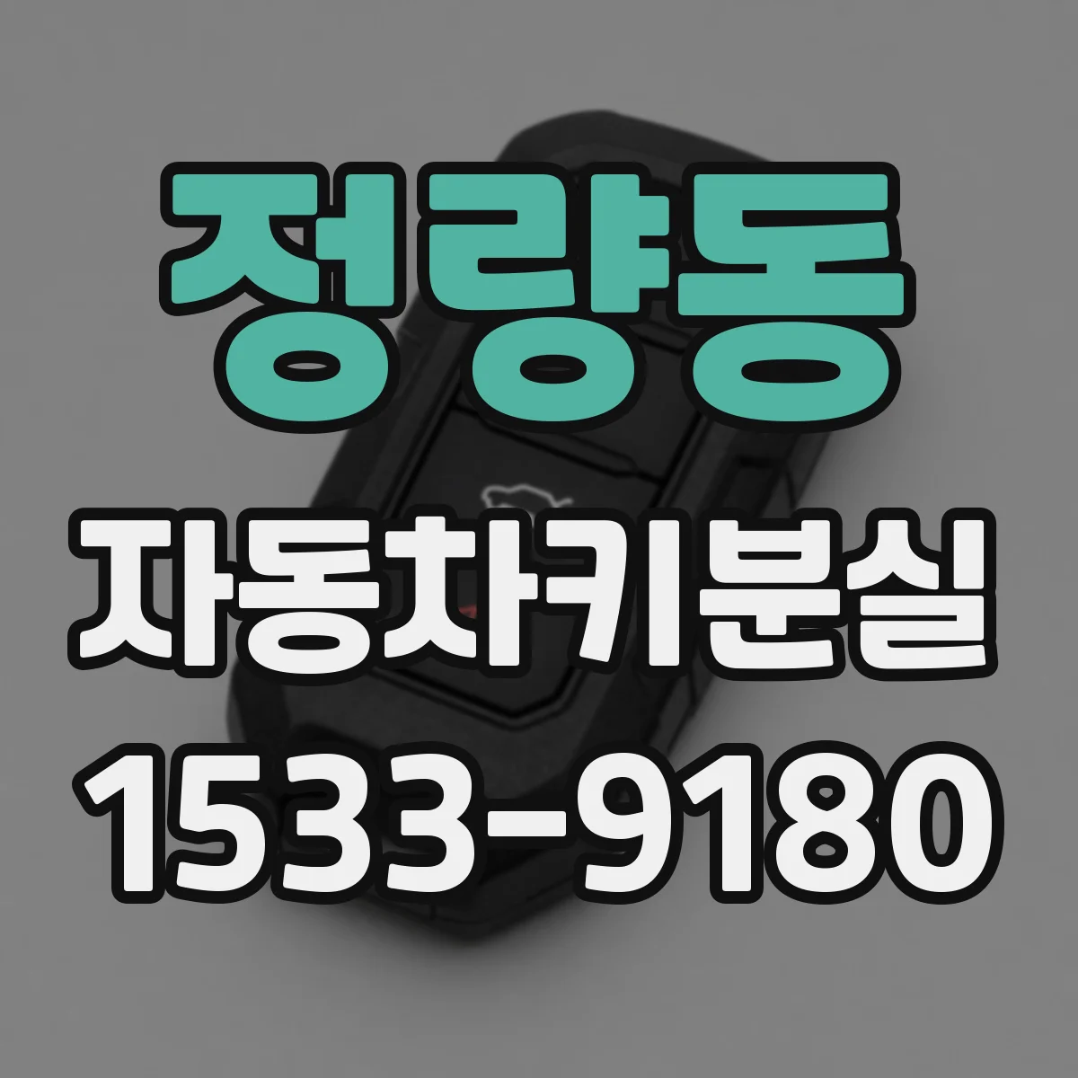 정량동 자동차키분실
