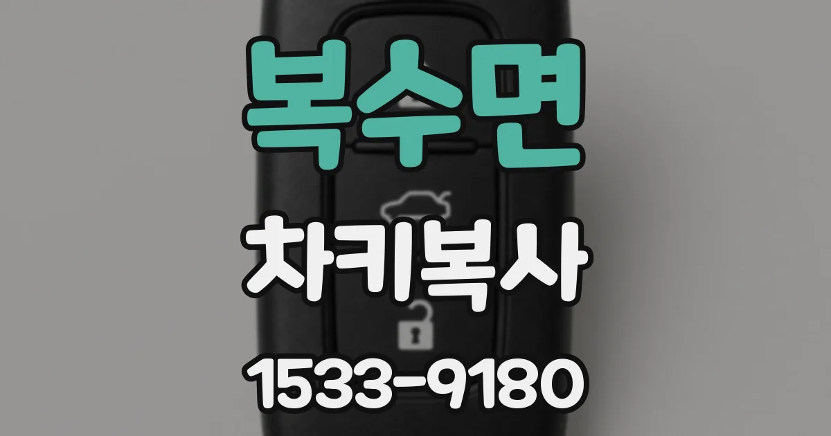 복수면 차키복사