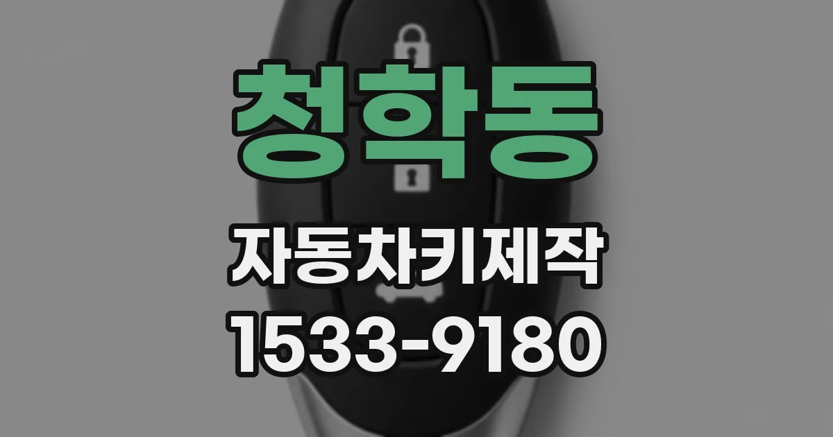 청학동 자동차키제작