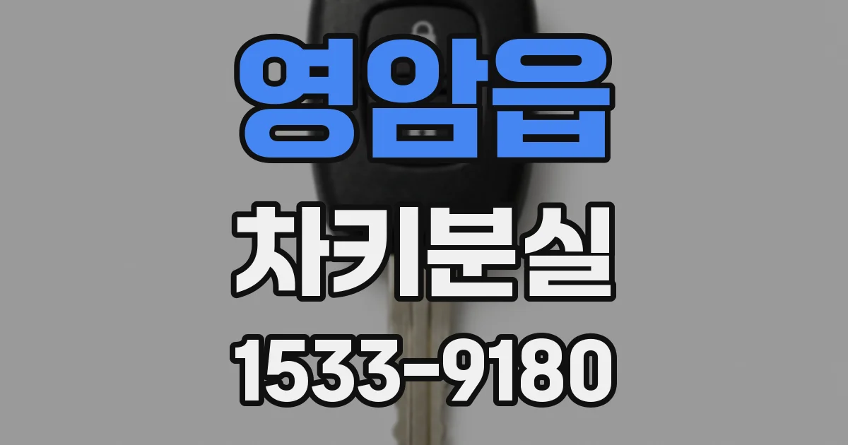 영암읍 차키분실