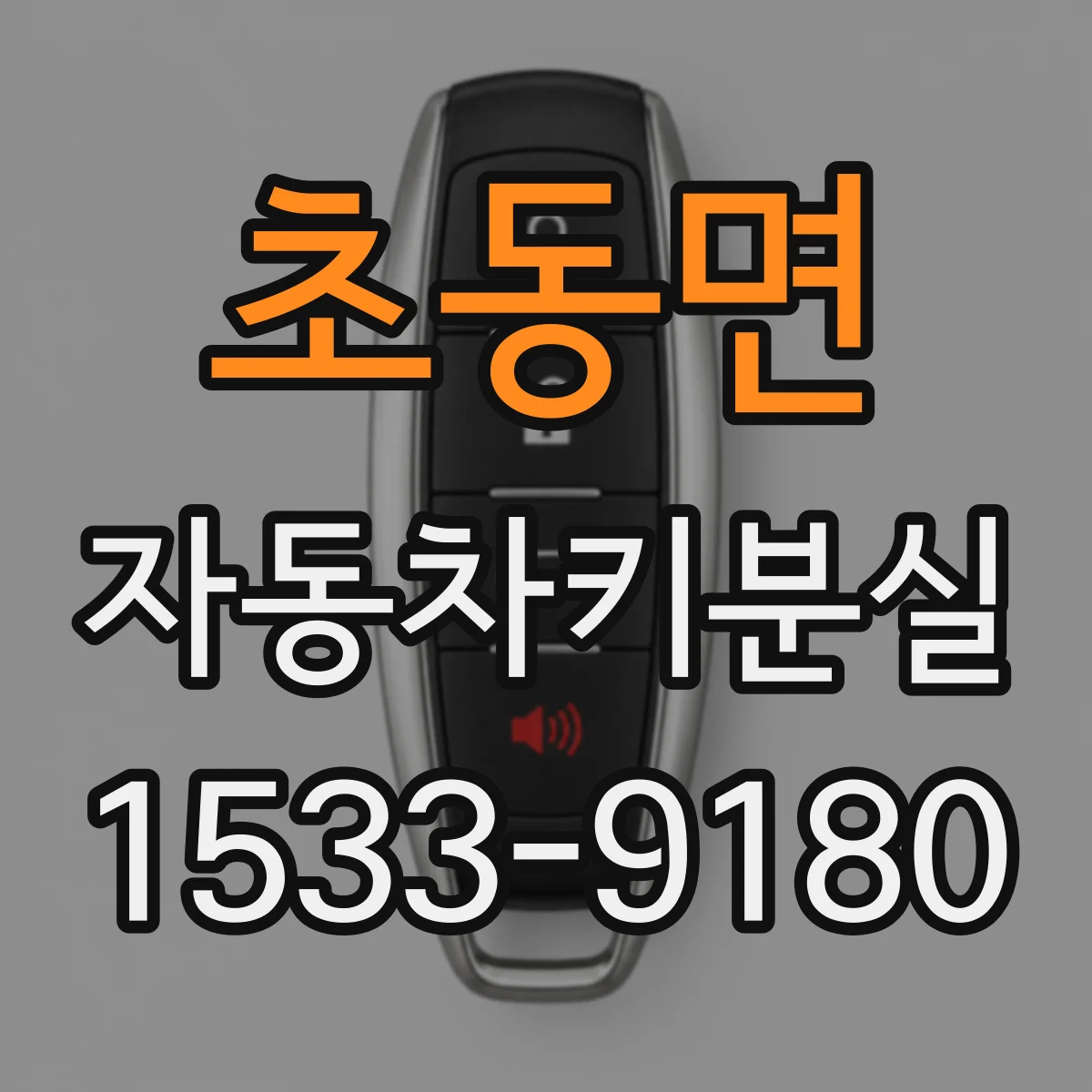 초동면 자동차키분실