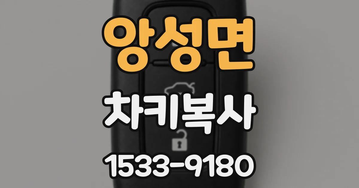 앙성면 차키복사