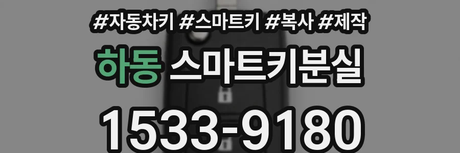 하동 스마트키분실