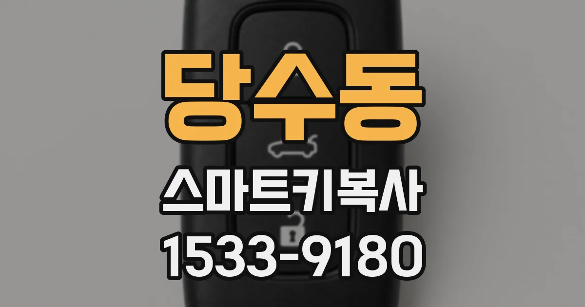 당수동 스마트키복사
