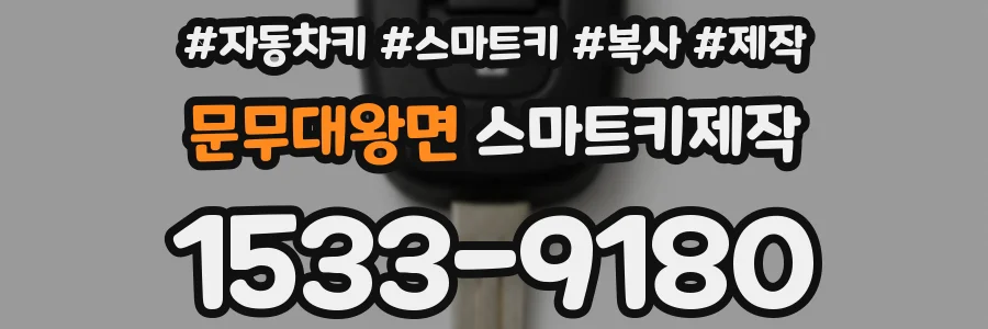 문무대왕면 스마트키제작