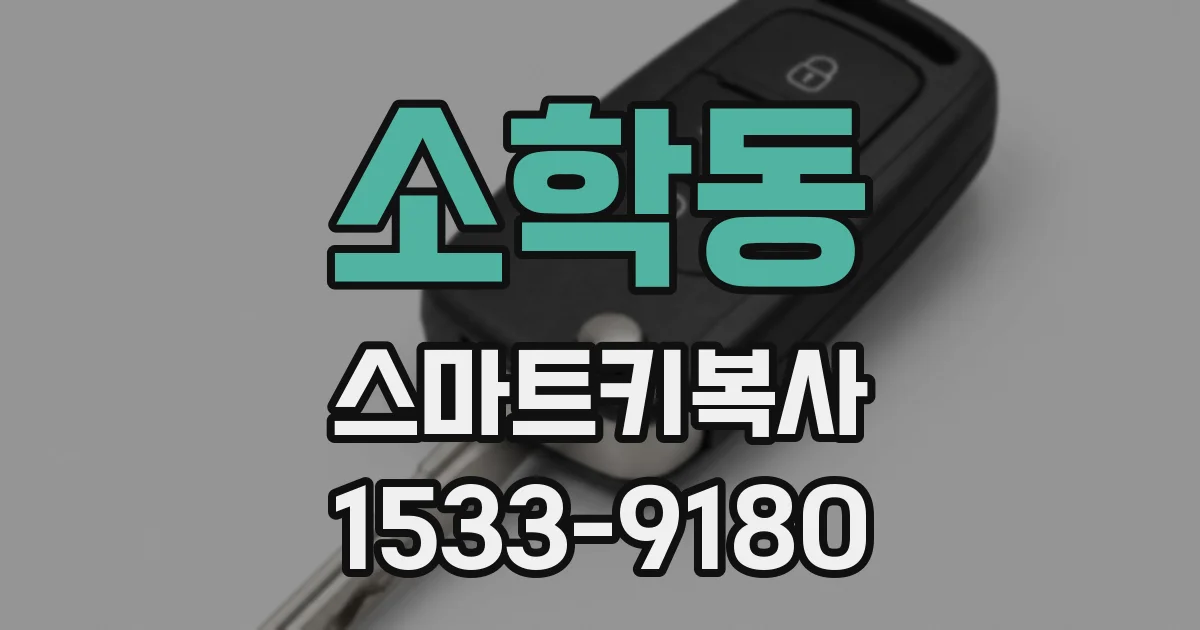 소학동 스마트키복사