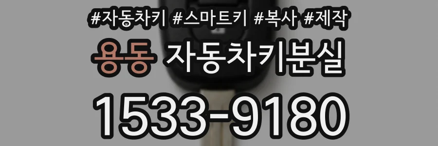 용동 자동차키분실