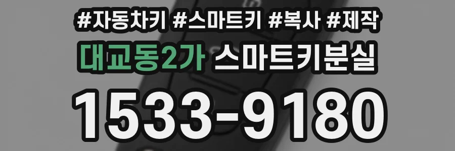 대교동2가 스마트키분실