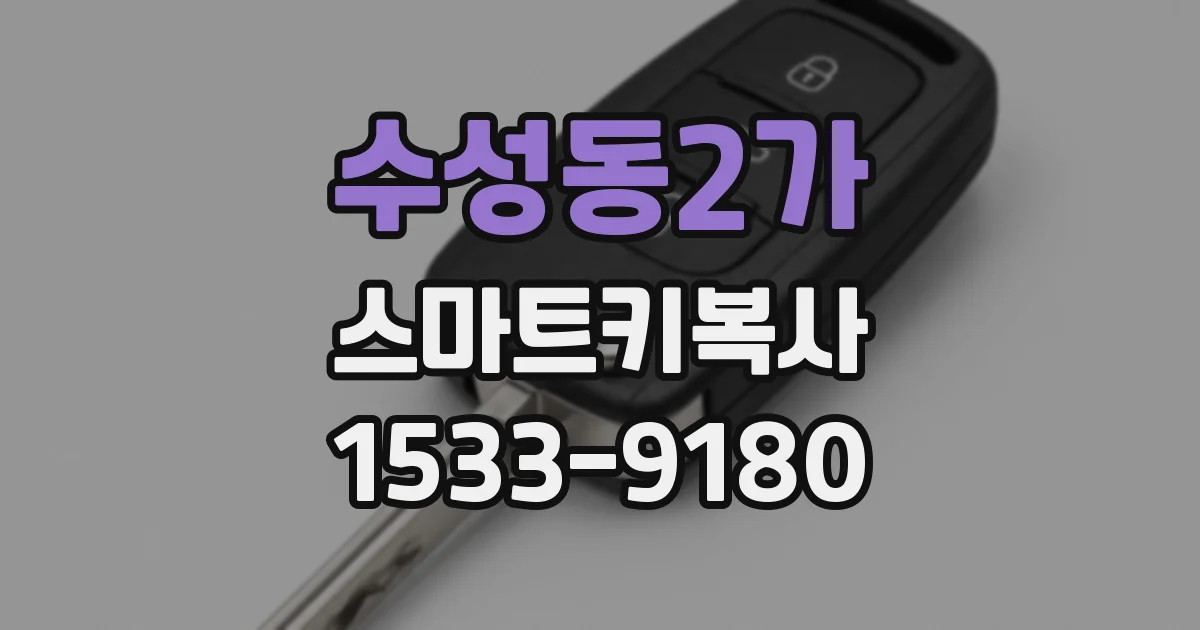수성동2가 스마트키복사