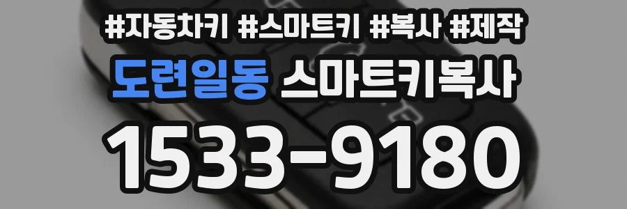 도련일동 스마트키복사