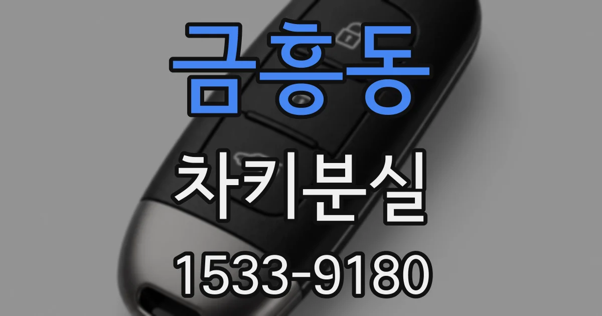 금흥동 차키분실