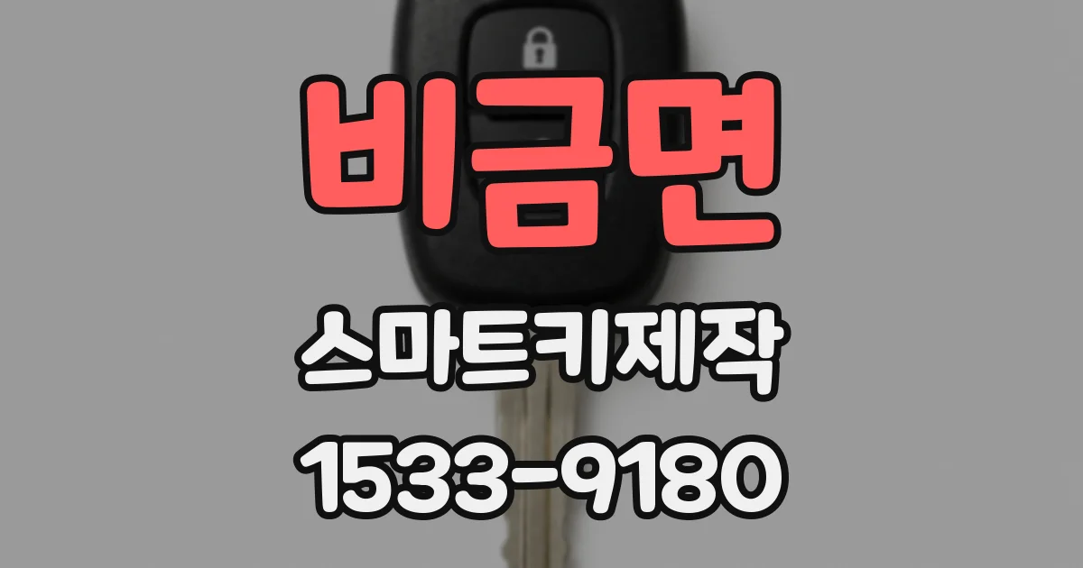 비금면 스마트키제작