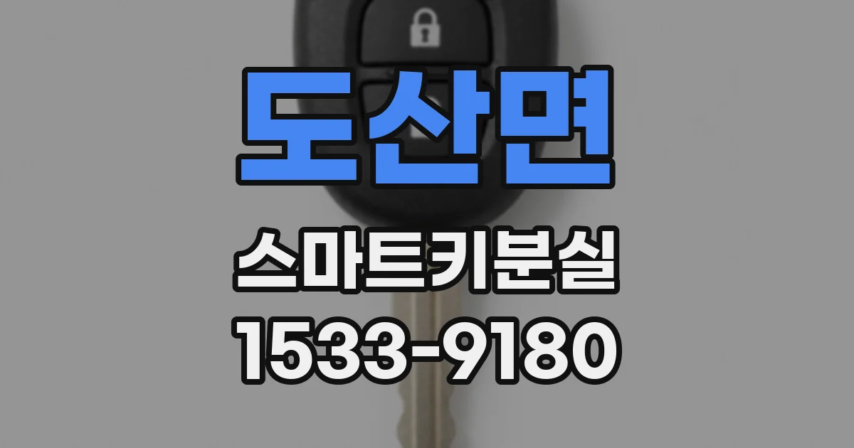 도산면 스마트키분실