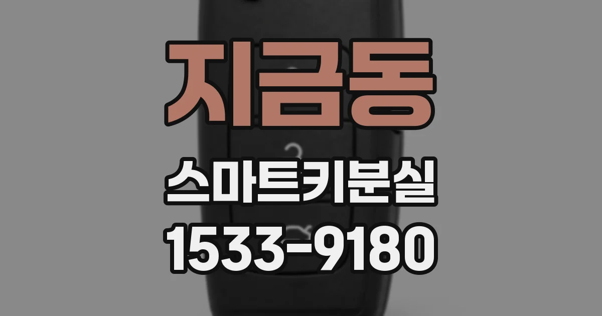 지금동 스마트키분실