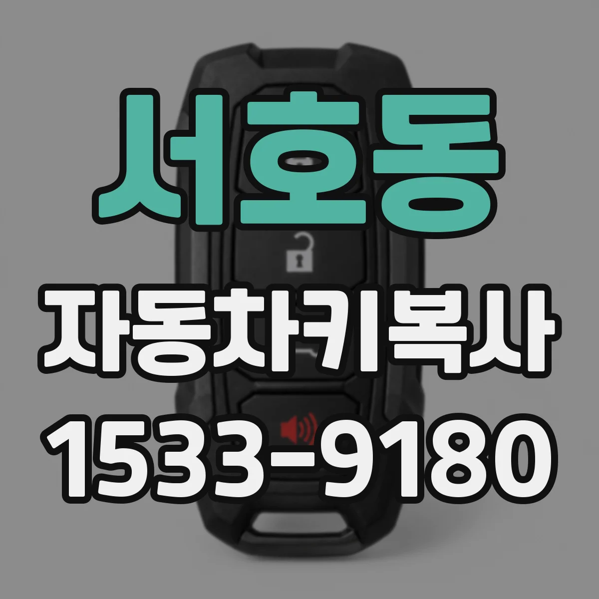 서호동 자동차키복사