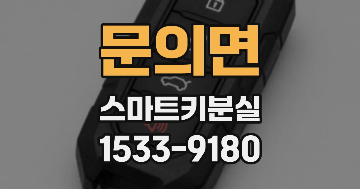 문의면 스마트키분실