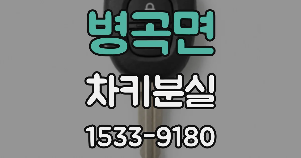 병곡면 차키분실