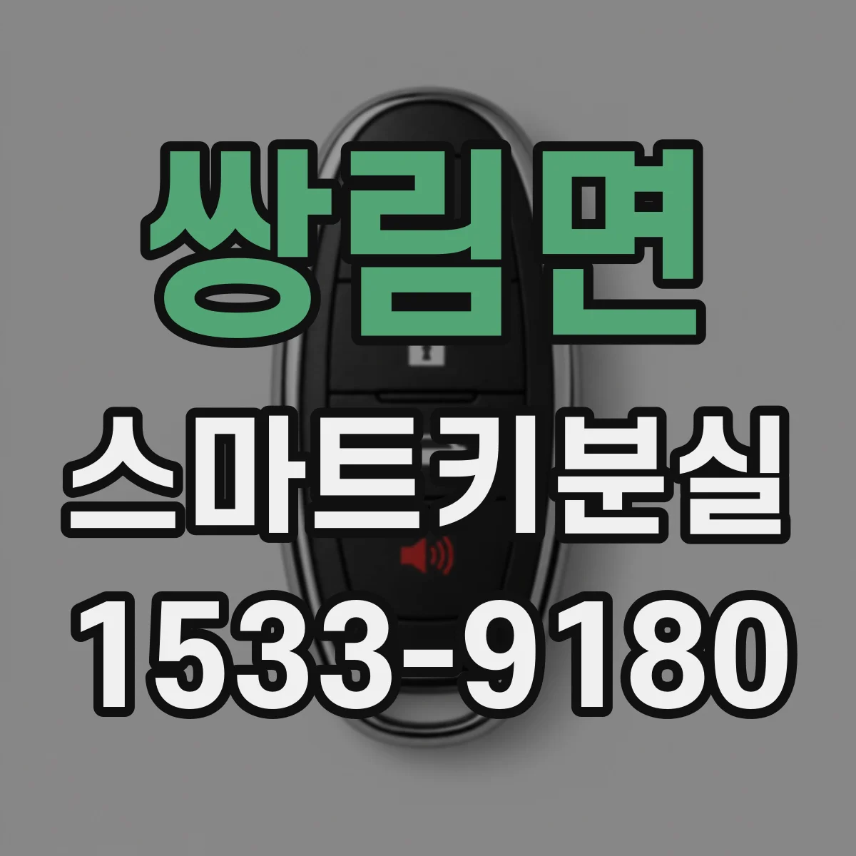 쌍림면 스마트키분실