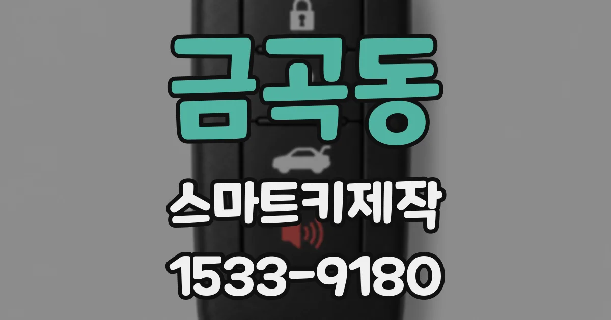 금곡동 스마트키제작