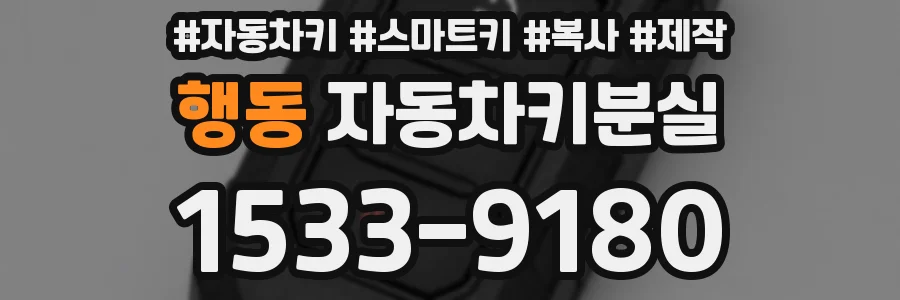 행동 자동차키분실