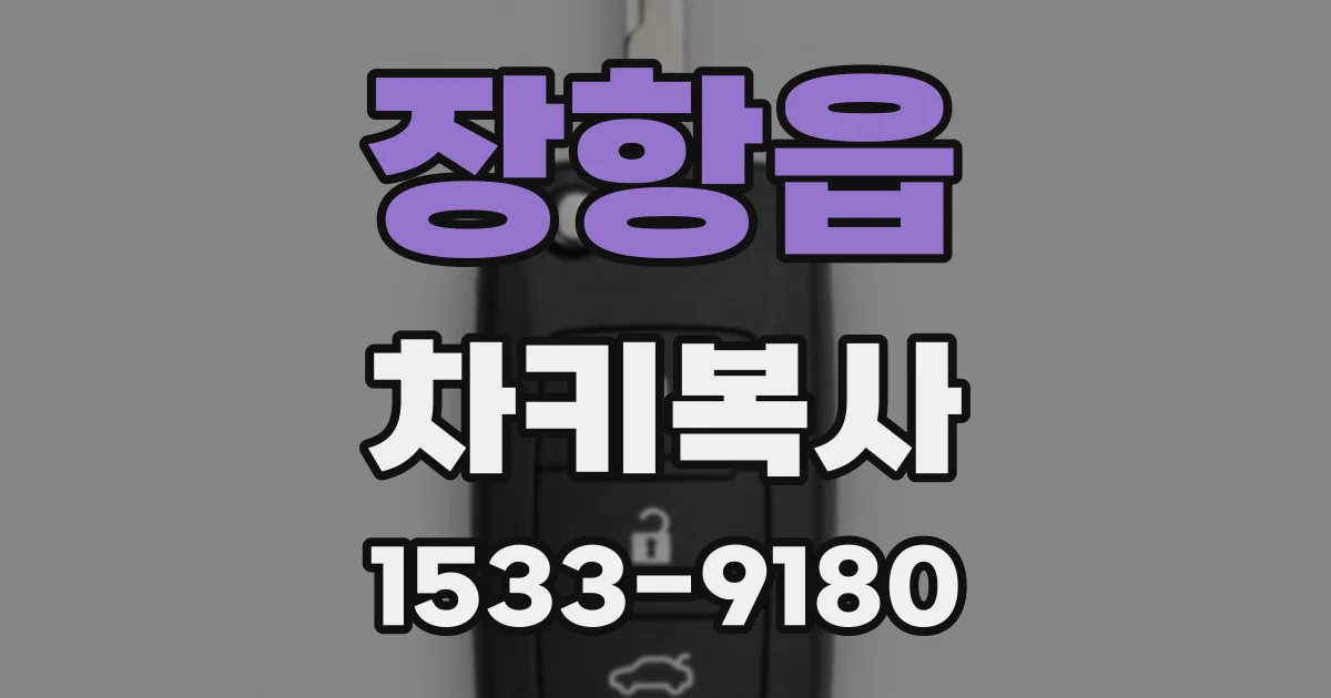장항읍 차키복사