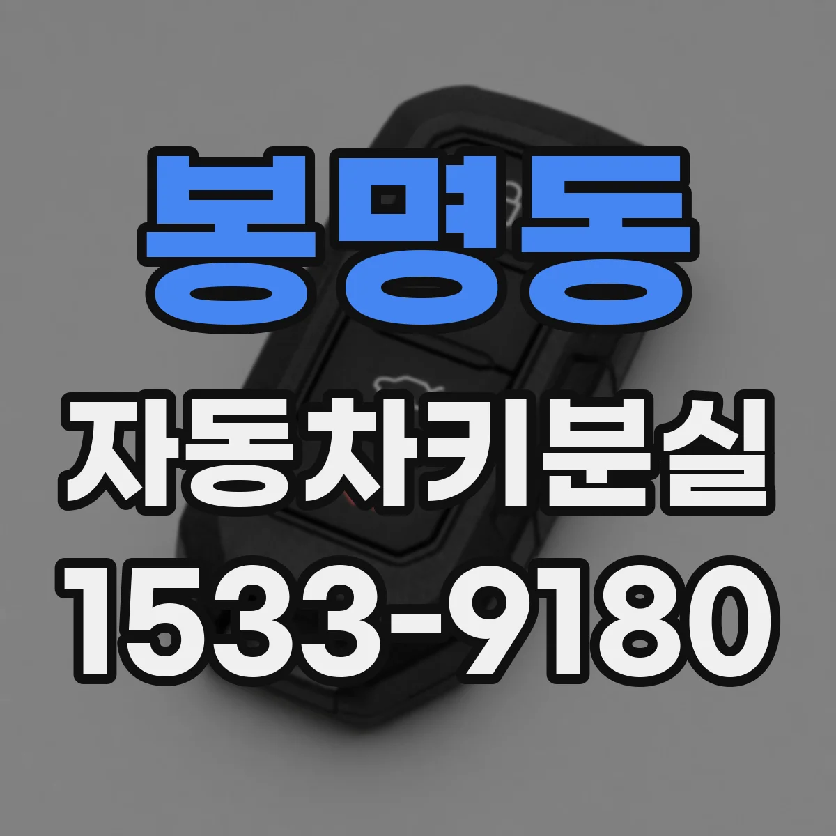 봉명동 자동차키분실