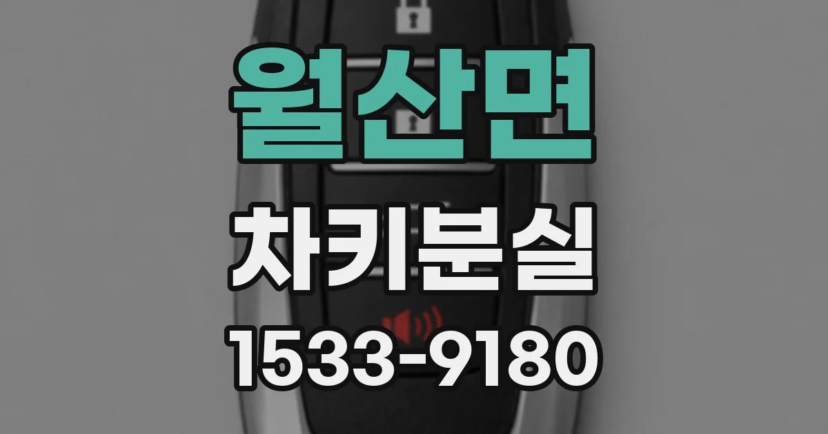월산면 차키분실