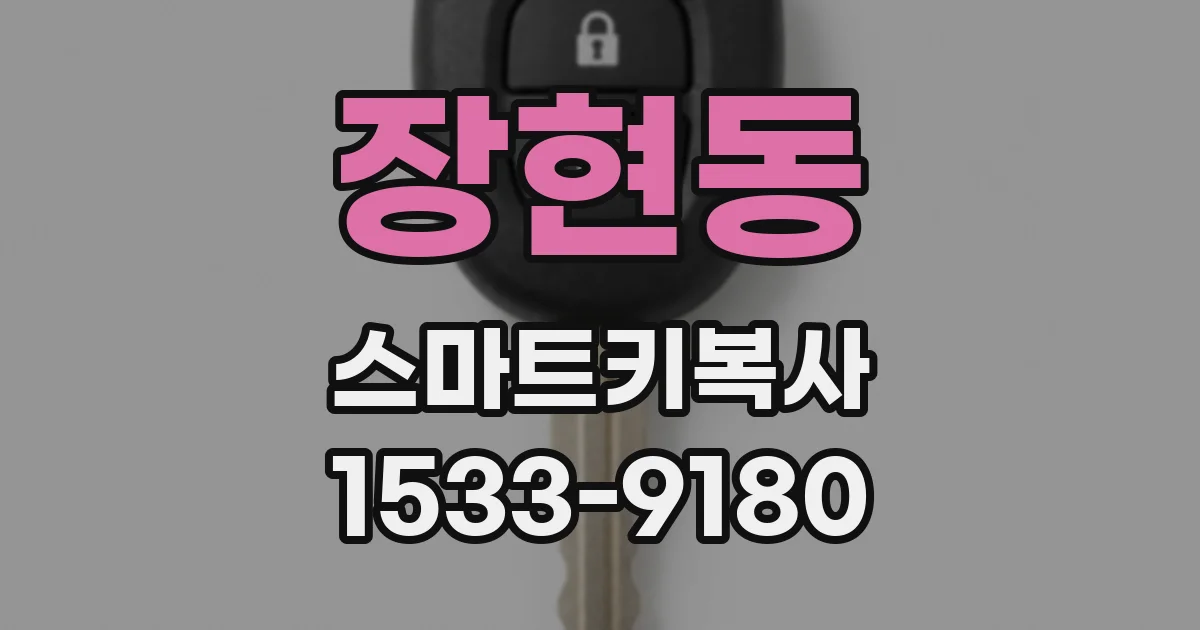 장현동 스마트키복사