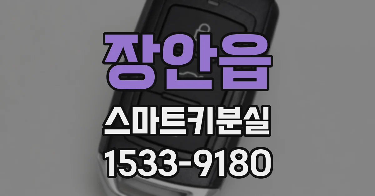 장안읍 스마트키분실