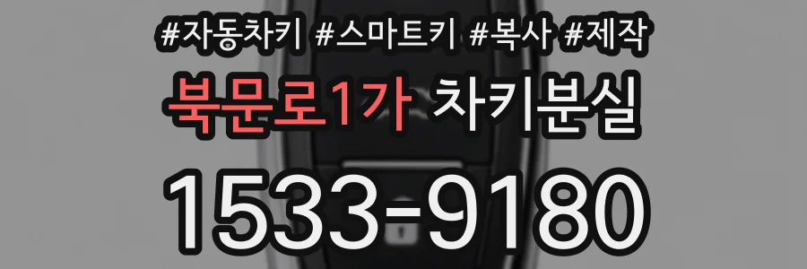 북문로1가 차키분실