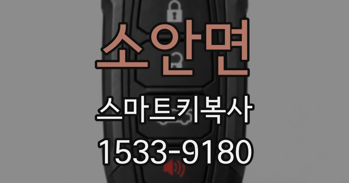 소안면 스마트키복사
