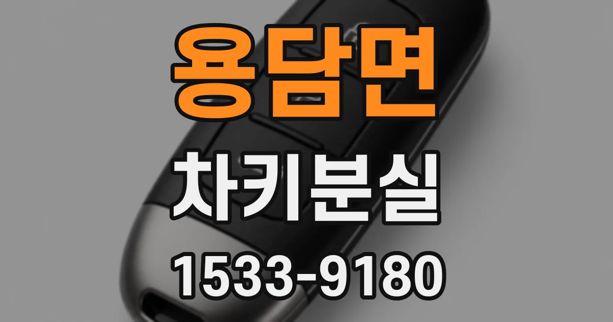 용담면 차키분실