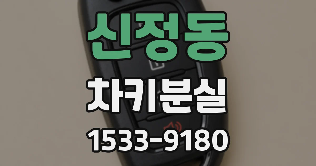 신정동 차키분실