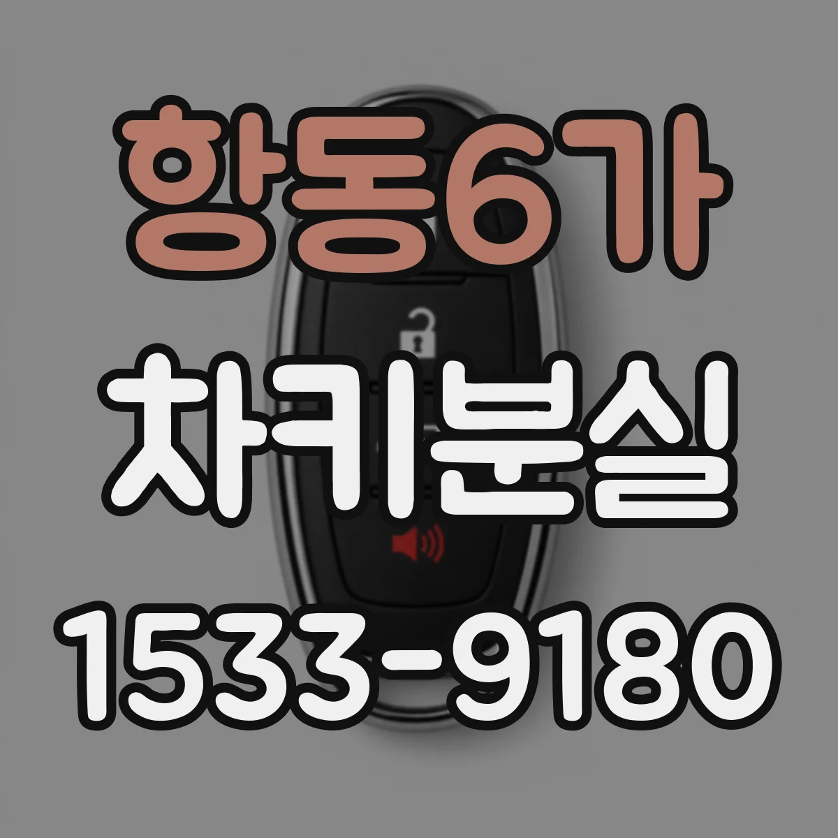 항동6가 차키분실