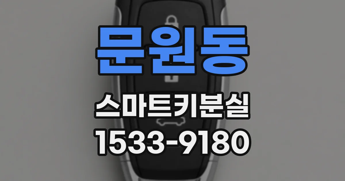 문원동 스마트키분실