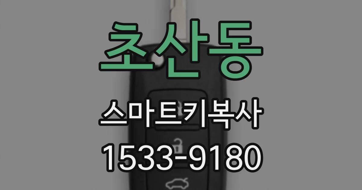 초산동 스마트키복사