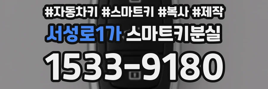 서성로1가 스마트키분실