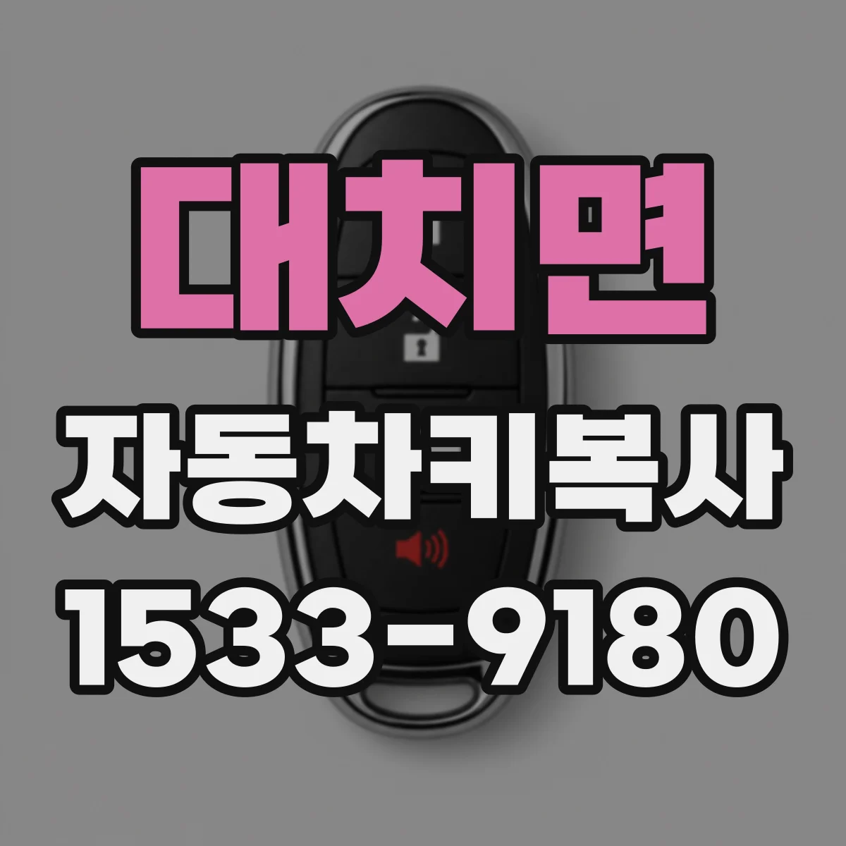 대치면 자동차키복사