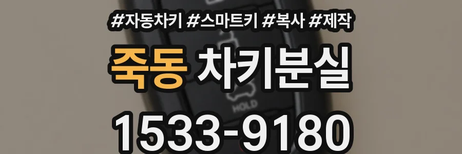 죽동 차키분실