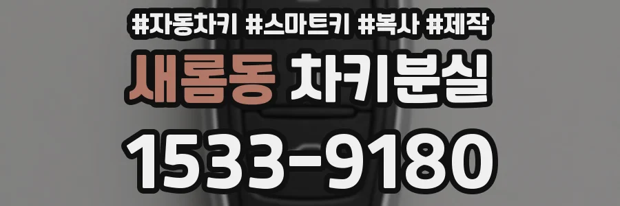 새롬동 차키분실