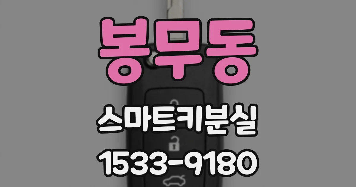 봉무동 스마트키분실