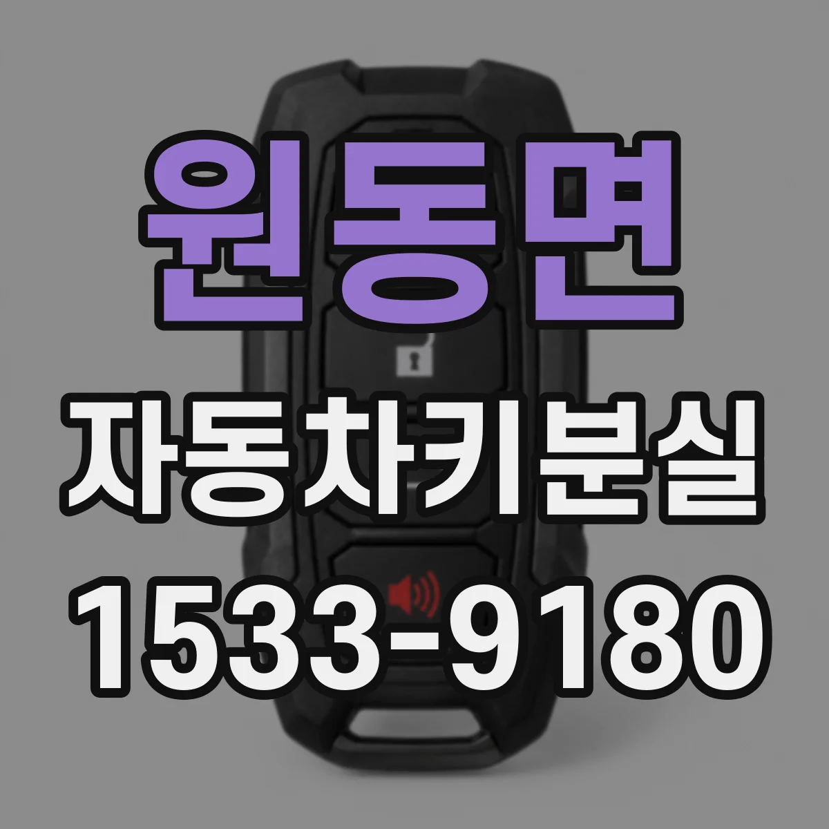 원동면 자동차키분실