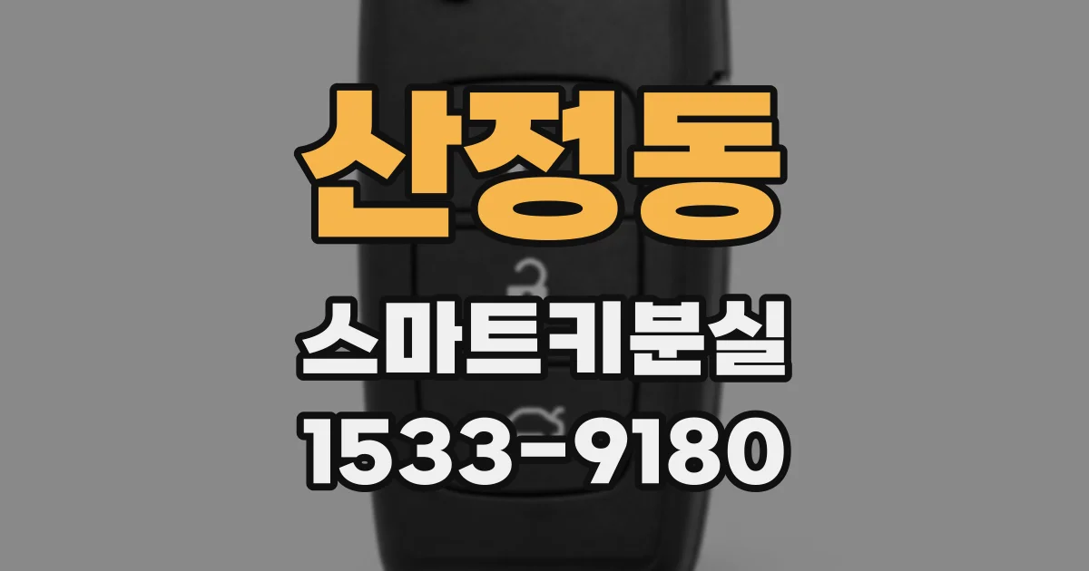 산정동 스마트키분실